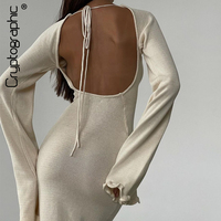 Viscose Flare Sleeve Dress 1